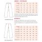 Preview: Papierschnittmuster schlichte Hose Frau Elena XS-XXL